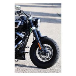 CULT-WERK, FRONT FENDER 'OLD SCHOOL'. GLOSS BLACK M8 Softail: 18-21 FLSL Slim