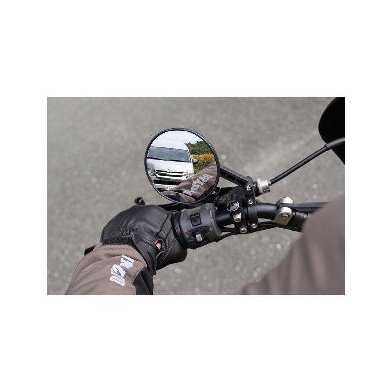 DAYTONA, CLAMP-ON ABS MIRROR. 22MM -