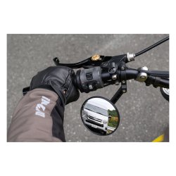 DAYTONA, CLAMP-ON ABS MIRROR. 22MM -