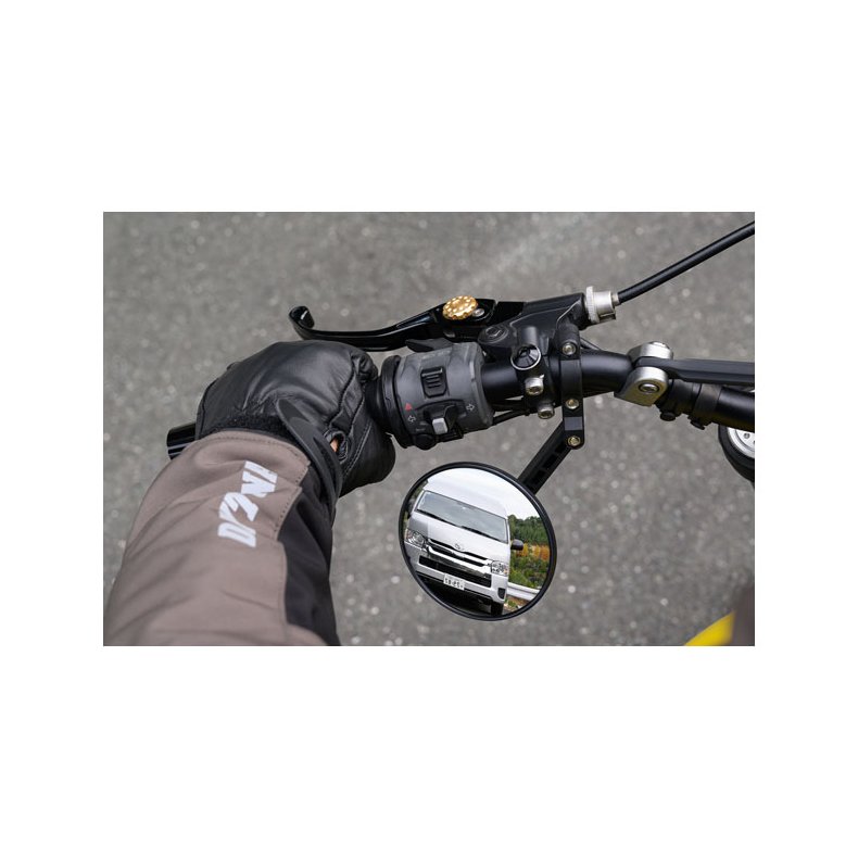 DAYTONA, CLAMP-ON ABS MIRROR. 22MM -