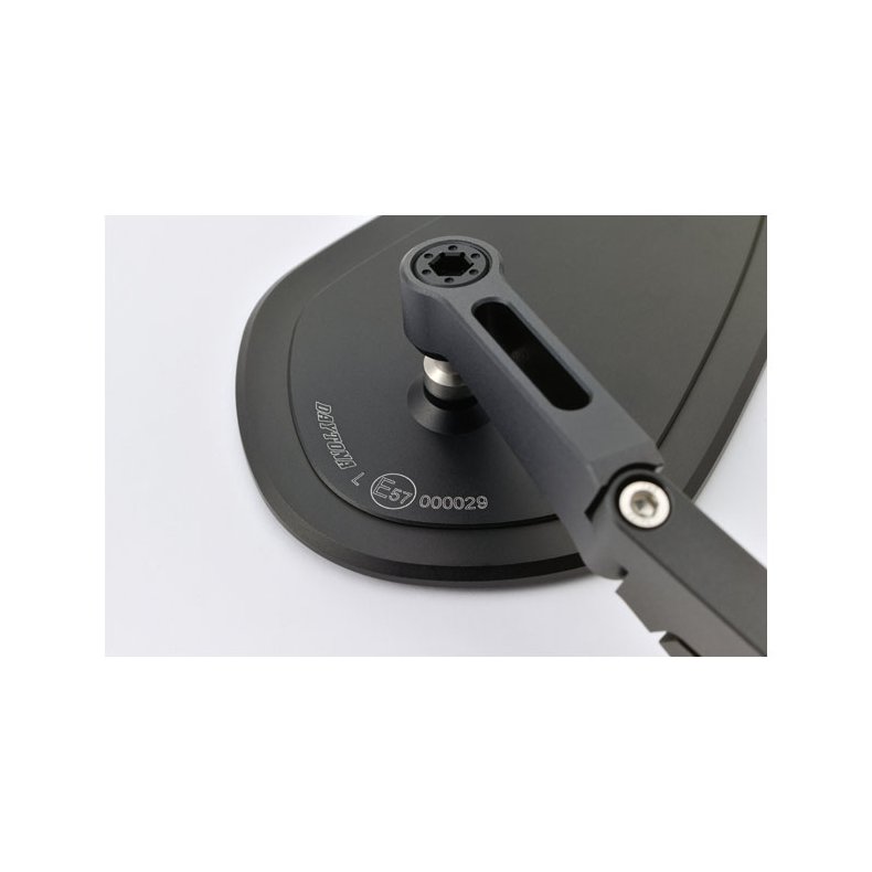 DAYTONA, CLAMP-ON FLAT D-MIRROR. NUMBER 15