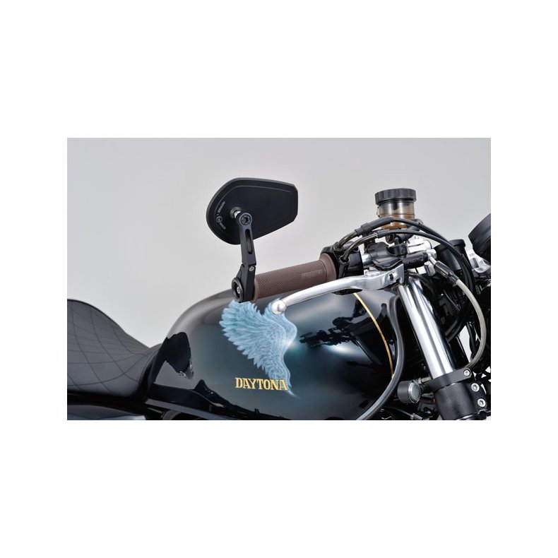 DAYTONA, CLAMP-ON FLAT D-MIRROR. NUMBER 15
