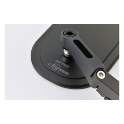 DAYTONA, CLAMP-ON FLAT D-MIRROR. NUMBER 16 - For left or right side use