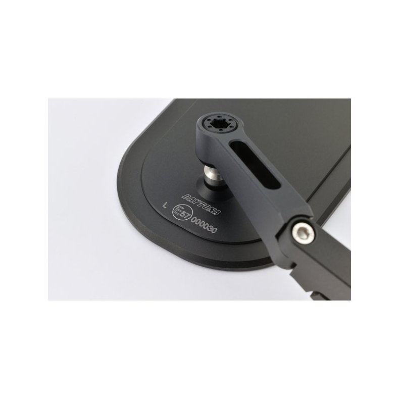 DAYTONA, CLAMP-ON FLAT D-MIRROR. NUMBER 16 - For left or right side use