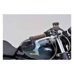 DAYTONA, CLAMP-ON FLAT D-MIRROR. NUMBER 16 - For left or right side use