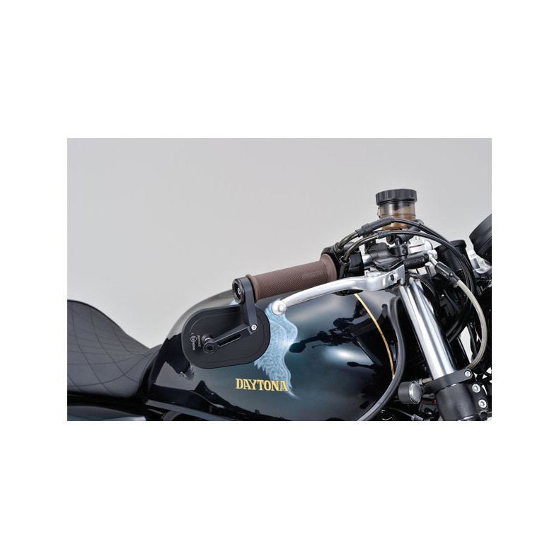 DAYTONA, CLAMP-ON FLAT D-MIRROR. NUMBER 16 - For left or right side use