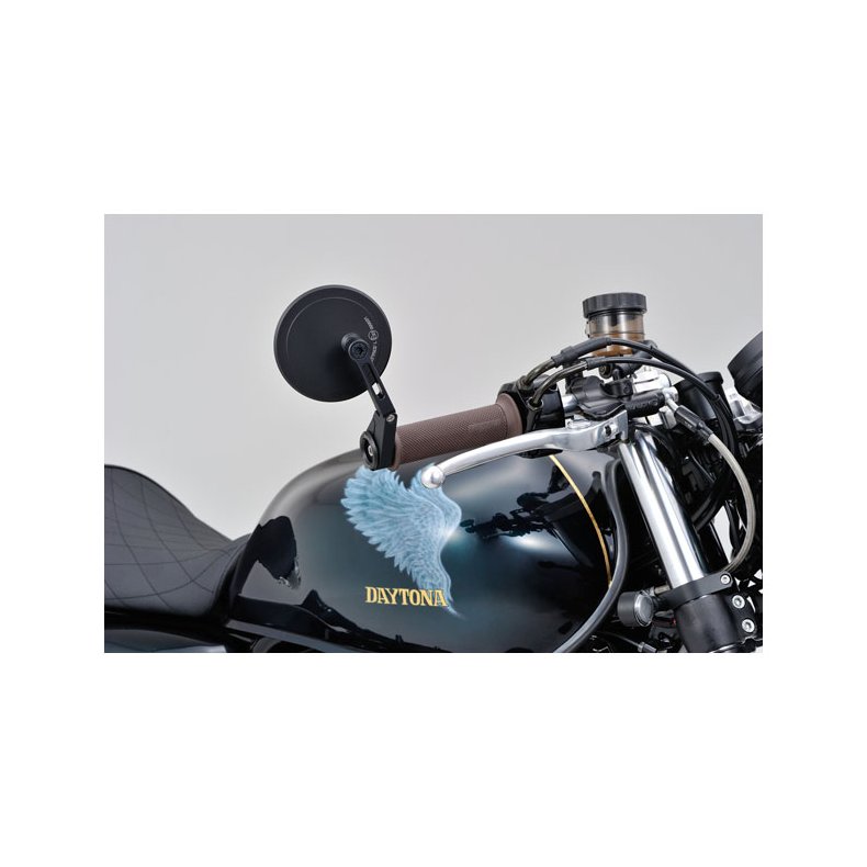 DAYTONA, CLAMP-ON FLAT D-MIRROR. NUMBER 17 