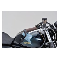 DAYTONA, CLAMP-ON FLAT D-MIRROR. NUMBER 17 