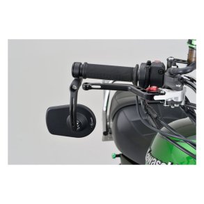 DAYTONA, BAR END D-MIRROR. NUMBER 7, LONG STEM