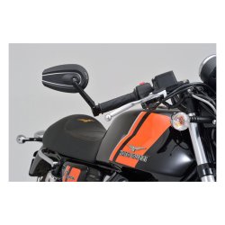 DAYTONA, BAR END D-MIRROR. NUMBER 6, LONG STEM 