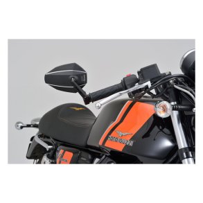 DAYTONA, BAR END D-MIRROR. NUMBER 7, SHORT STEM 