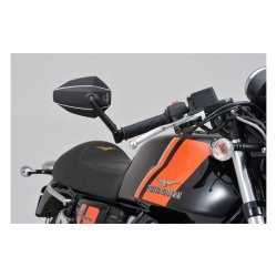 DAYTONA, BAR END D-MIRROR. NUMBER 7, LONG STEM - 