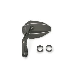 DAYTONA, BAR END D-MIRROR. NUMBER 7, LONG STEM - 