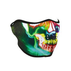ZANHEADGEAR HALF MASK NEOPRENE PAINT SKULL