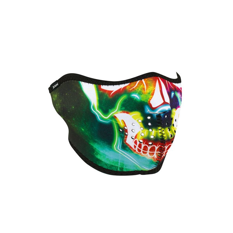 ZANHEADGEAR HALF MASK NEOPRENE PAINT SKULL