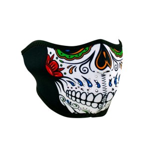 ZANHEADGEAR HALF MASK NEOPRENE MUERTE SKULL