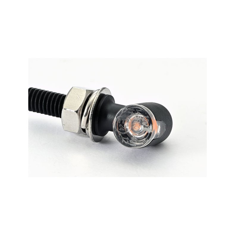 DAYTONA, MINI 3 D-LIGHT LED TURN SIGNAL SET Clear ECE approved lens. 