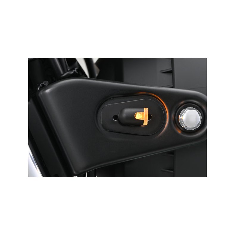 DAYTONA, MINI 3 D-LIGHT LED TURN SIGNAL SET Clear ECE approved lens. 