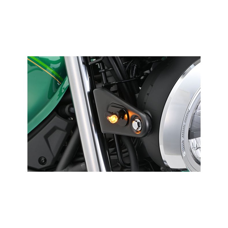 DAYTONA, MINI 3 D-LIGHT LED TURN SIGNAL SET Clear ECE approved lens. 