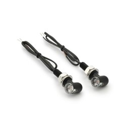 DAYTONA, MINI 3 D-LIGHT LED TURN SIGNAL SET Clear ECE approved lens. 
