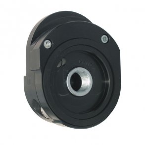 JAGG, OFFSET OIL FILTER ADAPTER, BLACK WITH THERMOSTAT 