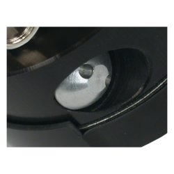 JAGG, OFFSET OIL FILTER ADAPTER, BLACK WITH THERMOSTAT 