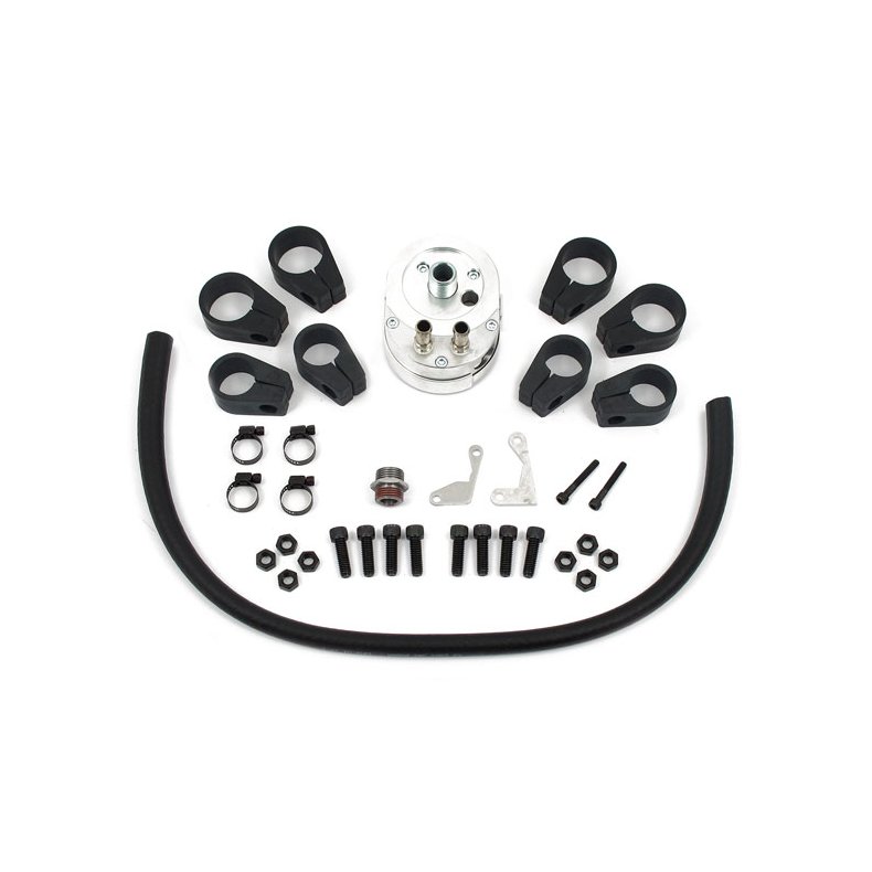 VERTICAL OIL COOLER, 6-ROW SLIM LINE BLACK  -670768m