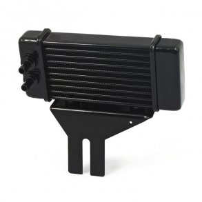 HORIZONTAL OIL COOLER, 10-ROW LOW-MOUNT  Fits: > 91-17 Dyna