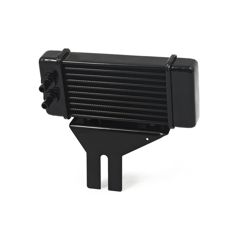 HORIZONTAL OIL COOLER, 10-ROW LOW-MOUNT  Fits: > 91-17 Dyna