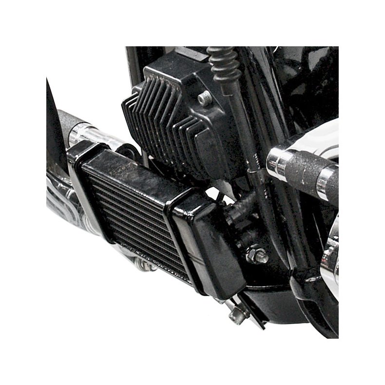HORIZONTAL OIL COOLER, 10-ROW LOW-MOUNT  Fits: > 91-17 Dyna