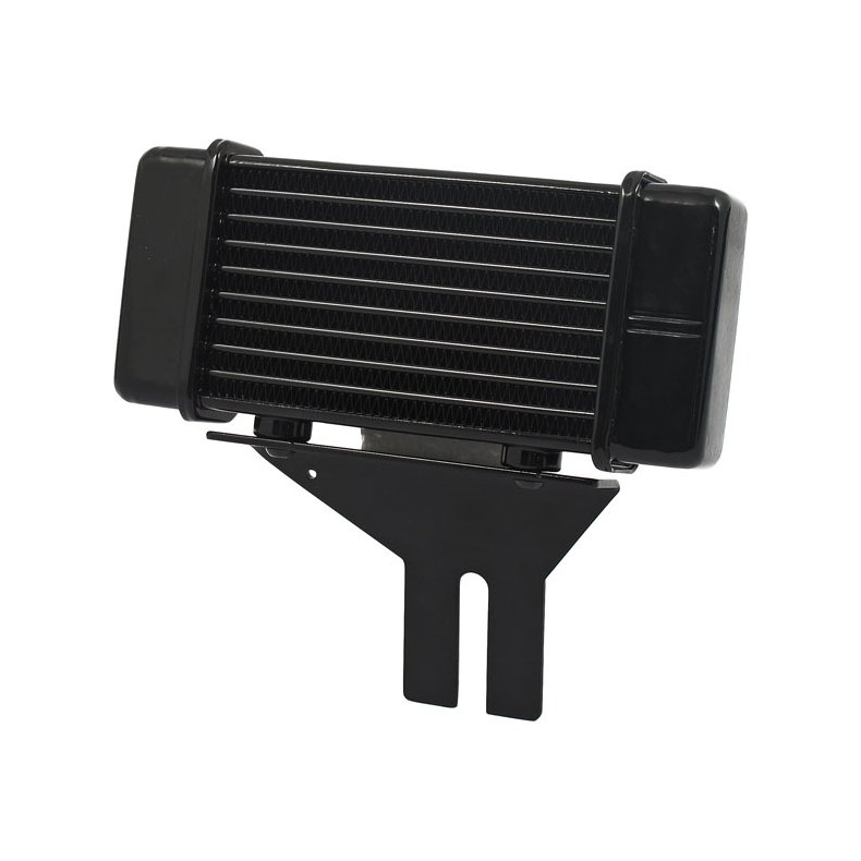 HORIZONTAL OIL COOLER, 10-ROW LOW-MOUNT  Fits: > 91-17 Dyna