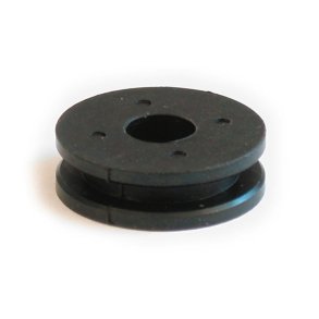 Grommet, windshield Black; rubber; 4-used; Overall diameter 1