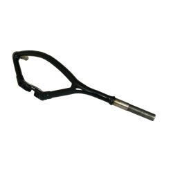 EARLY SPRINGER HANDLEBAR, OFFSET, BLACK HOLLYWOOD BARS