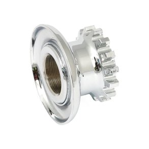 HEADCONE BEARING GUARD NUT BT MODELS Chrome. 