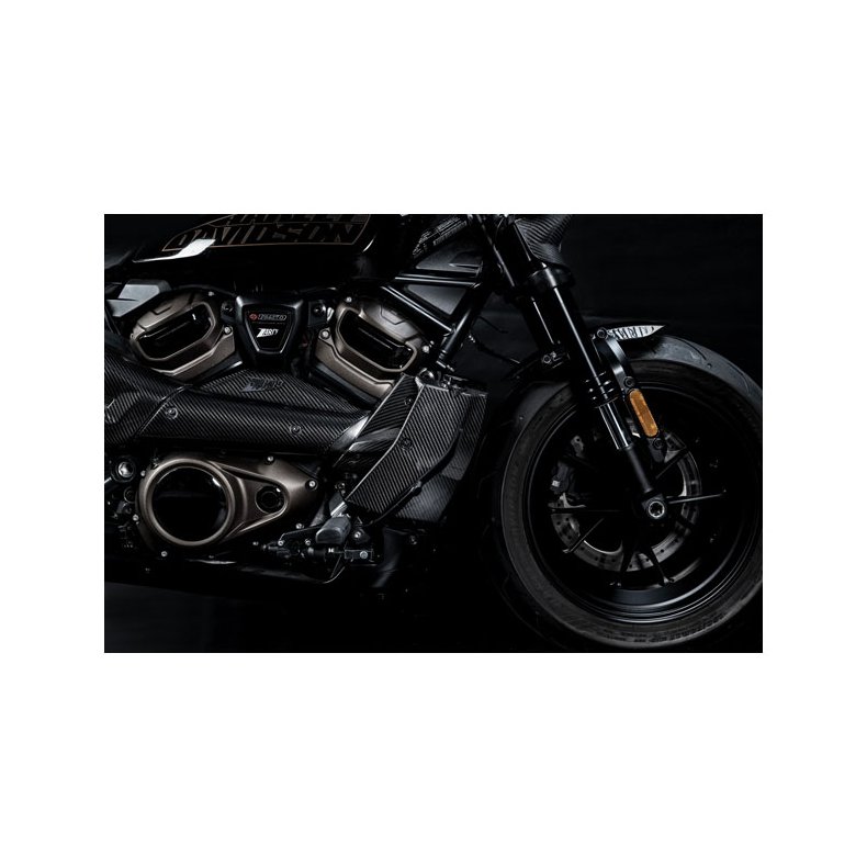 ZARD, CARBON RADIATOR COVER AND SIDE PANEL KIT