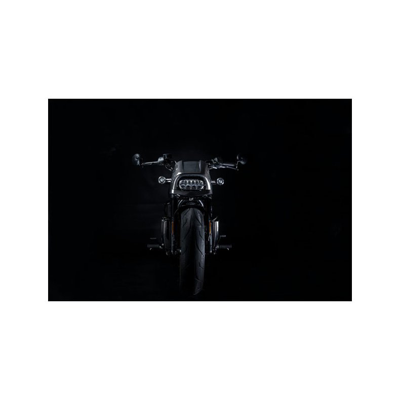 ZARD, CARBON HEADLAMP FAIRING KIT Black. Carbon material.