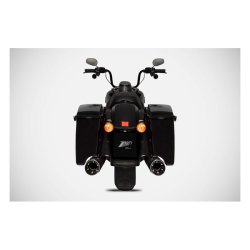 ZARD, INOX TOURING SLIP-ON MUFFLERS. MATTE BLACK Euro 5 homologated. 