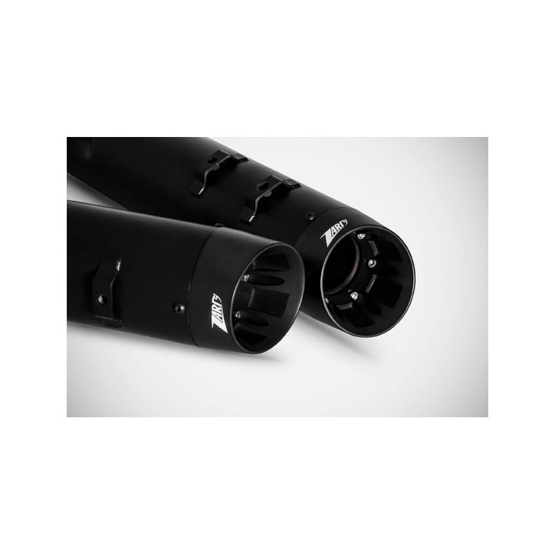 ZARD, INOX TOURING SLIP-ON MUFFLERS. MATTE BLACK Euro 5 homologated. 