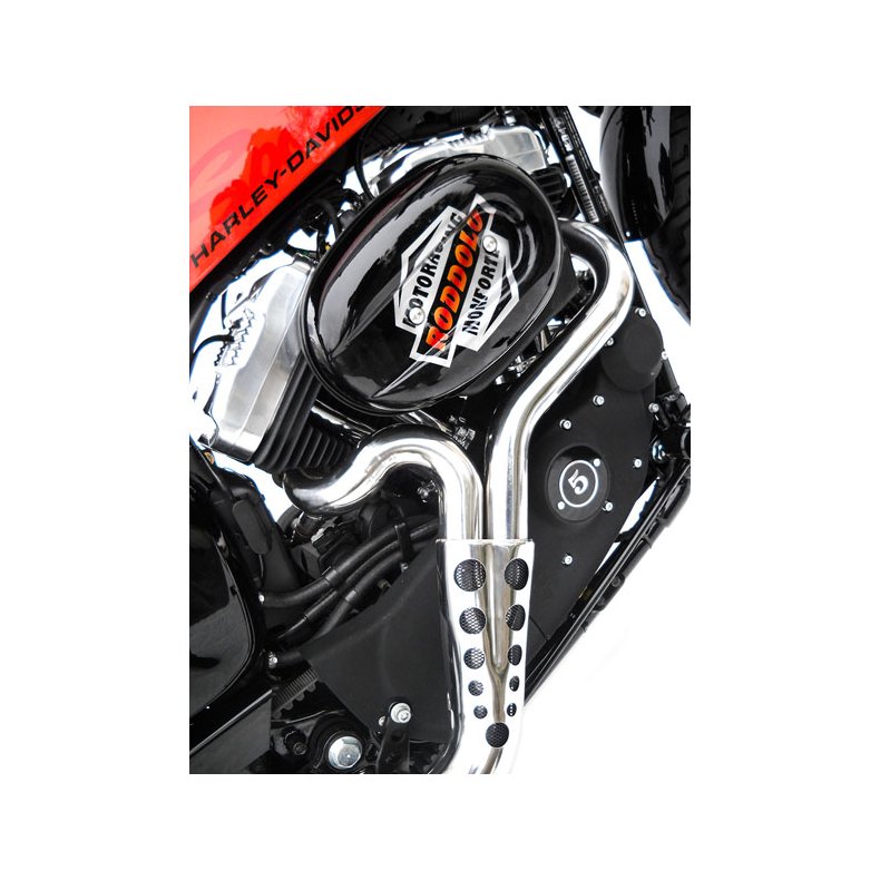 Zard, Conical 2-1 XL Sportster exhaust system. 04-13 XL883/1200 Sportster 