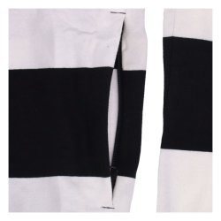 Roeg Shawn stripe sweatshirt off-white/black