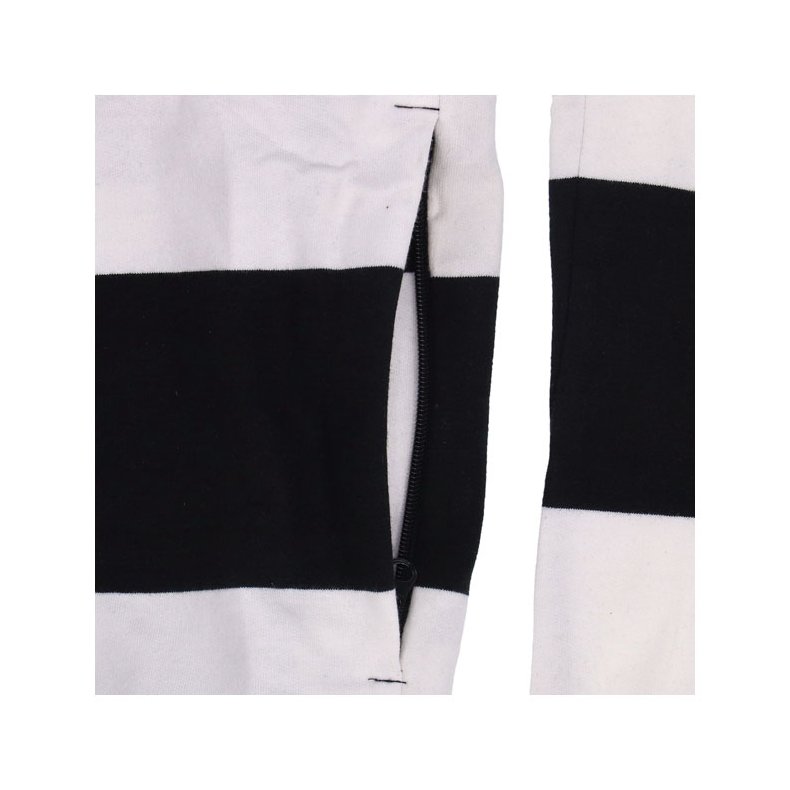 Roeg Shawn stripe sweatshirt off-white/black
