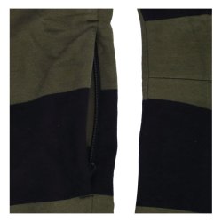 Roeg Shawn stripe sweatshirt army/black