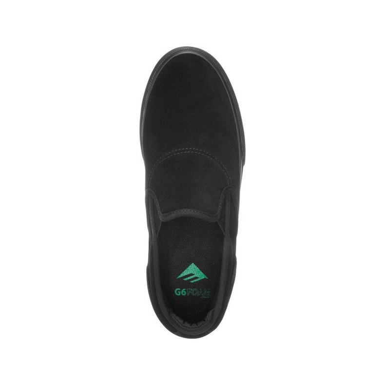 EMERICA WINO G6 SLIP ON BLACK/BLACK