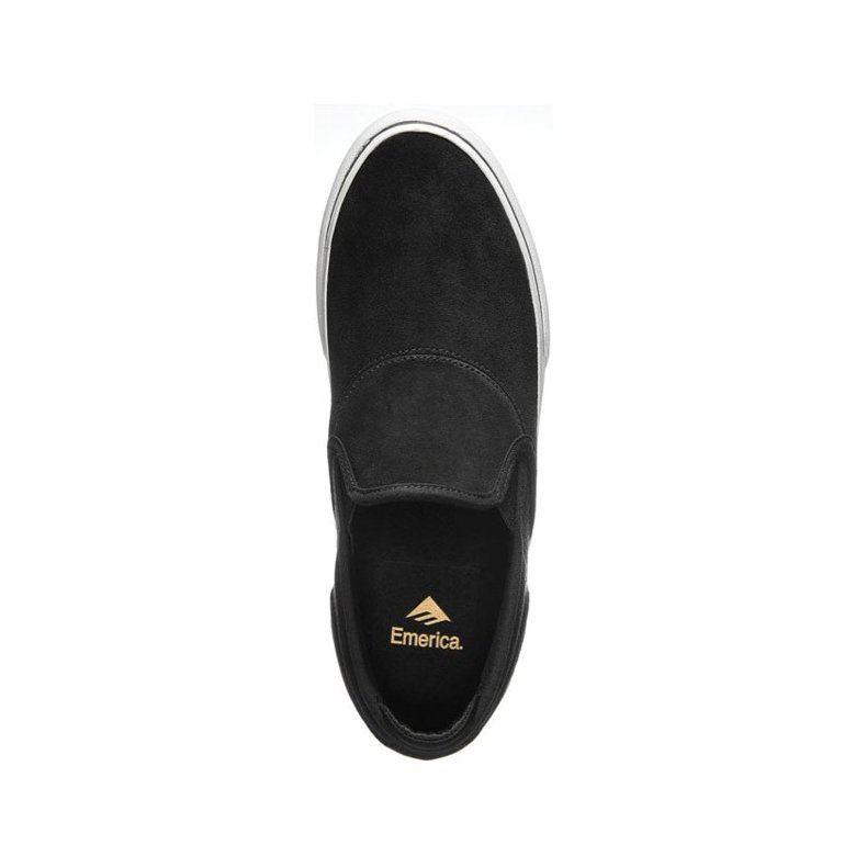 EMERICA WINO G6 SLIP ON BLACK/WHITE/GOLD