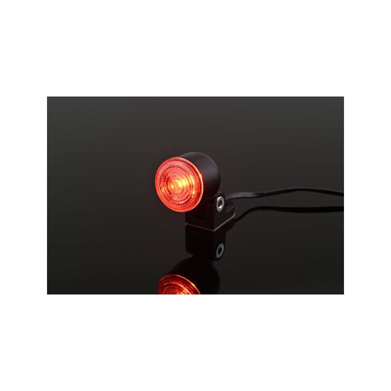 DAYTONA, D-TAIL LED TAILLIGHT. BLACK - Z