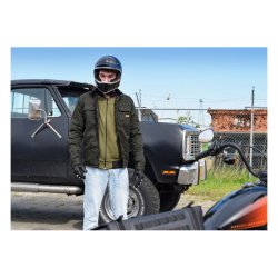 Roeg Chris overshirt. Army wax 