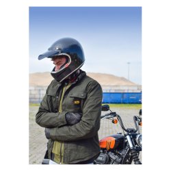 Roeg Chris overshirt. Army wax 