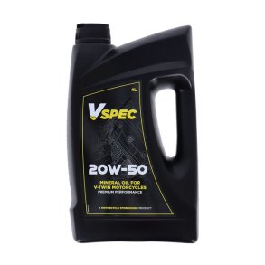 Vspec, 20W50 (mineral) motor oil. 4 liter bottle Engine oil. Mineral.