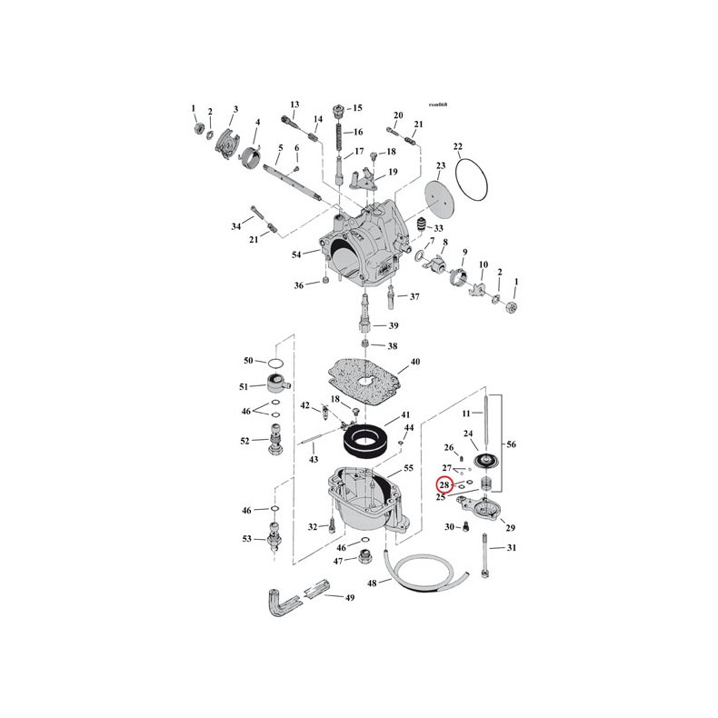 S&S, o-ring, acc. pump cap super E&G FITS ACC. PUMP CAP (2 NEEDED)