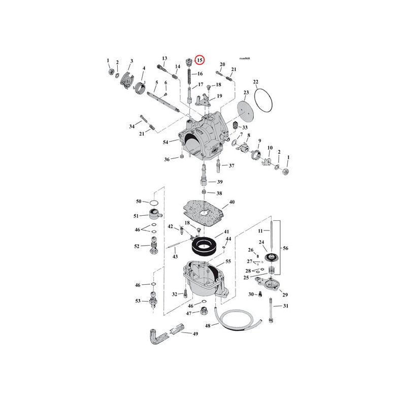 S&S NUT, PLUNGER FAST IDLE E/G CARBS